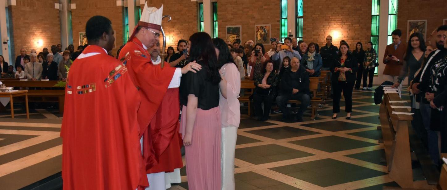 Firmung in der Italienische Mission Saarbrücken