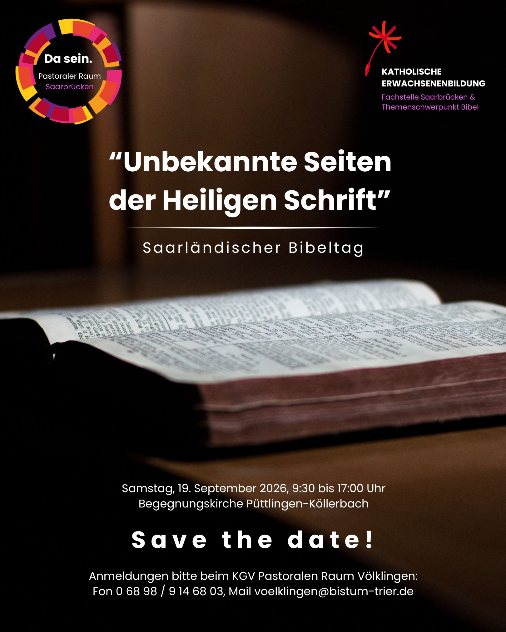 Bibeltag Save the Date 2026