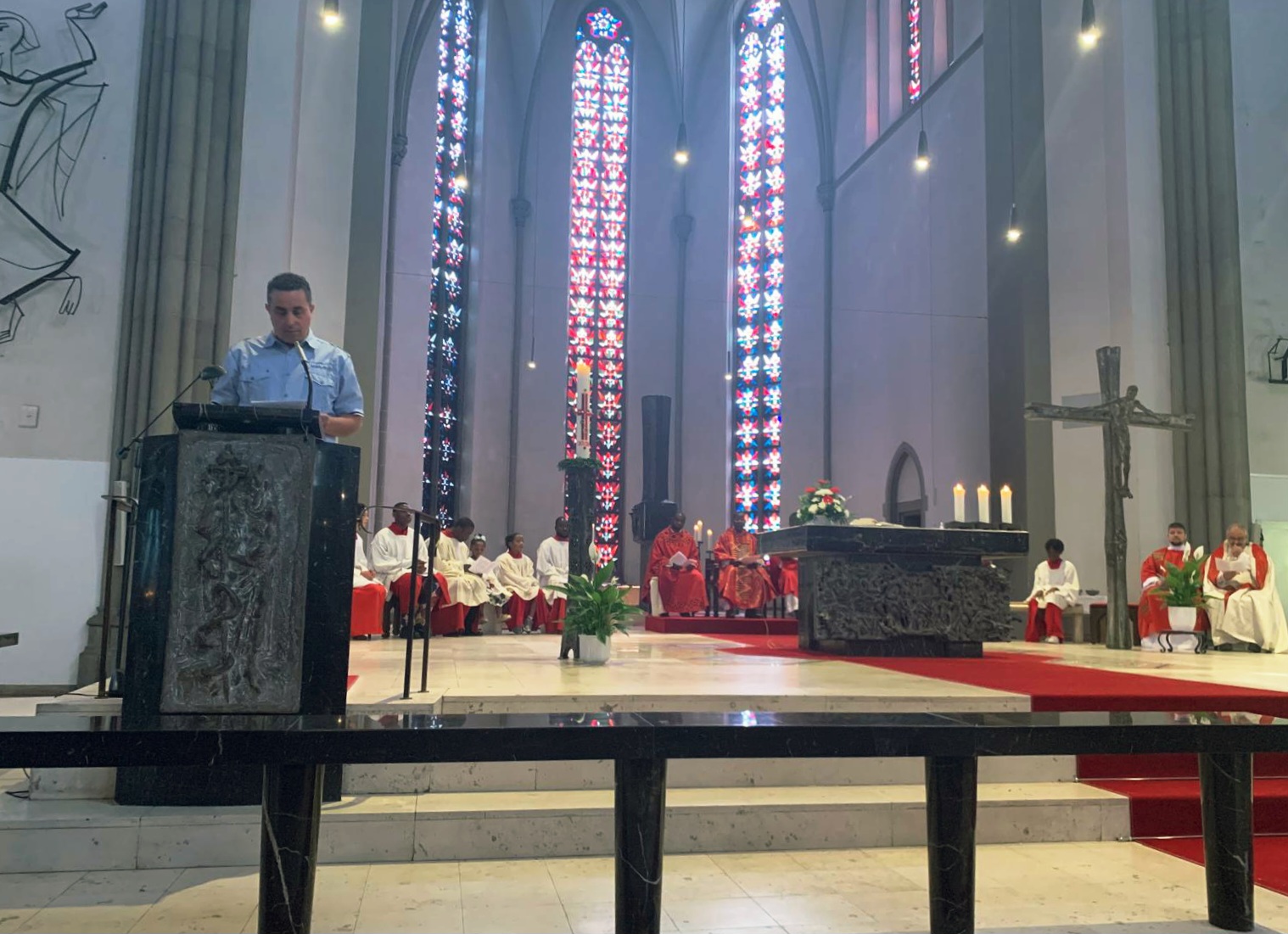 Messa di Pentecoste con le comunità di altra madrelingua a St. Josef